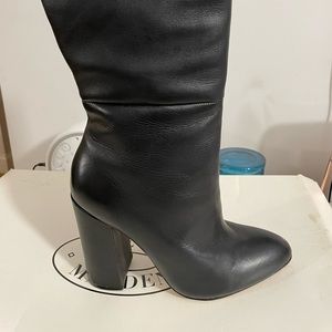 Steve Madden Mid Calf Leather Boot